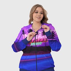 Женский 3D-костюм HOTLINE MIAMI, цвет: 3D-синий — фото 2