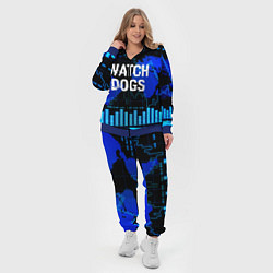 Женский 3D-костюм Watch Dogs, цвет: 3D-синий — фото 2