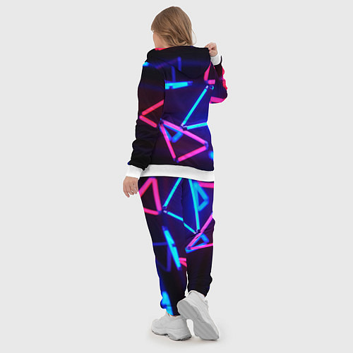 Женский костюм ABSTRACTION NEON / 3D-Белый – фото 5