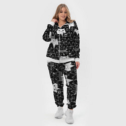Женский 3D-костюм КОТЫ BLACK, цвет: 3D-белый — фото 2