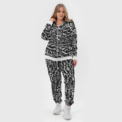 Женский 3D-костюм Top Hip Hop, цвет: 3D-белый — фото 2