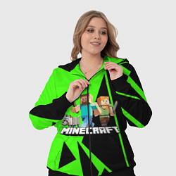 Женский 3D-костюм Minecraft, цвет: 3D-черный — фото 2