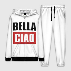 Женский 3D-костюм Bella Ciao, цвет: 3D-черный