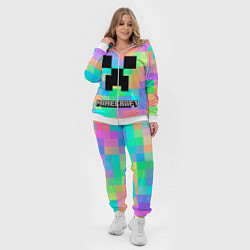 Женский 3D-костюм Minecraft, цвет: 3D-белый — фото 2