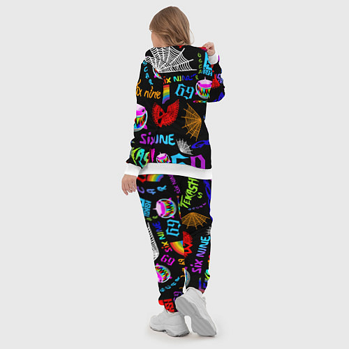 Женский костюм 6IX9INE / 3D-Белый – фото 5