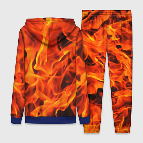 Женский костюм ОГОНЬ / 3D-Синий – фото 2