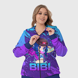 Женский 3D-костюм Brawl Stars BIBI, цвет: 3D-синий — фото 2