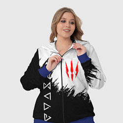 Женский 3D-костюм The Witcher, цвет: 3D-синий — фото 2