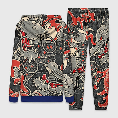 Женский костюм CYBERPUNK2077 SAMURAI / 3D-Синий – фото 2