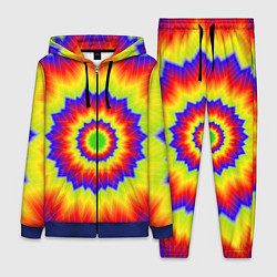 Женский 3D-костюм Tie-Dye, цвет: 3D-синий