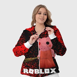 Женский 3D-костюм Roblox Piggy, цвет: 3D-белый — фото 2