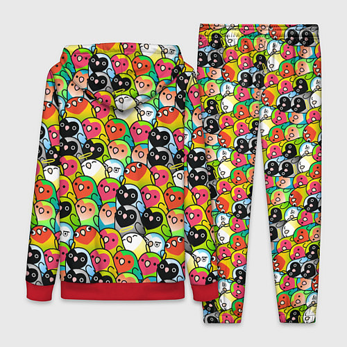 Женский костюм Папуги / 3D-Красный – фото 2