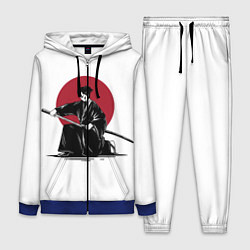 Женский 3D-костюм Японский самурай Z, цвет: 3D-синий