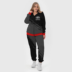 Женский 3D-костюм TOYOTA, цвет: 3D-красный — фото 2