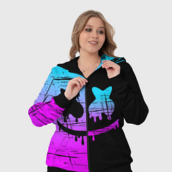 Женский 3D-костюм FORTNITE MARSHMELLO, цвет: 3D-черный — фото 2