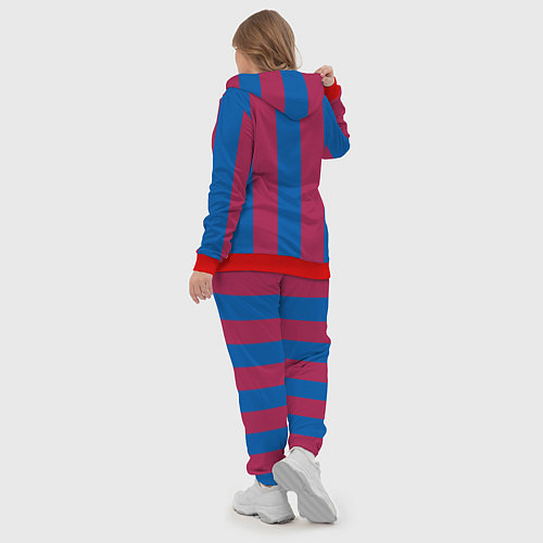 Женский костюм FC Barcelona 2021 / 3D-Красный – фото 5