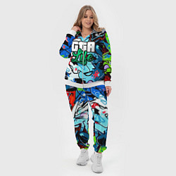 Женский 3D-костюм GTA LIFE, цвет: 3D-белый — фото 2