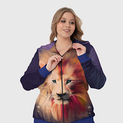 Женский 3D-костюм Звездный Лев, цвет: 3D-синий — фото 2