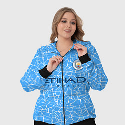 Женский 3D-костюм Manchester City 2021 Home Kit, цвет: 3D-черный — фото 2