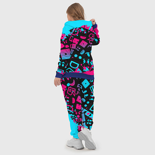 Женский костюм Roblox / 3D-Синий – фото 5