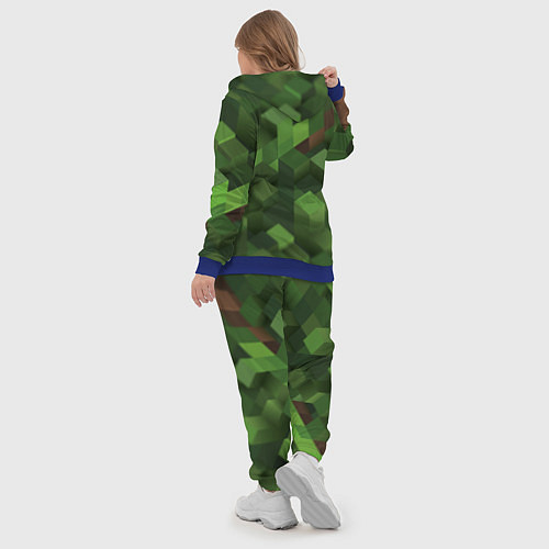 Женский костюм Minecraft / 3D-Синий – фото 5