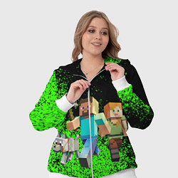 Женский 3D-костюм Minecraft, цвет: 3D-белый — фото 2
