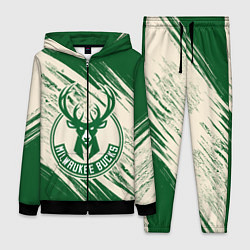 Женский 3D-костюм Милуоки Бакс, цвет: 3D-черный