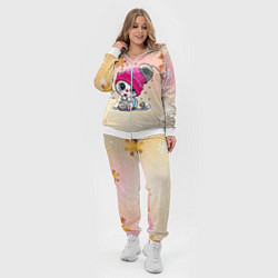 Женский 3D-костюм Новогодний кот, цвет: 3D-белый — фото 2