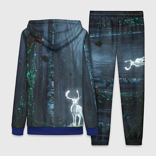 Женский костюм Олень / 3D-Синий – фото 2