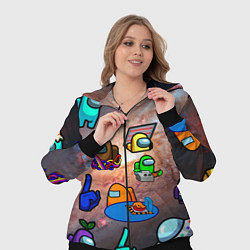 Женский 3D-костюм Among Us Чёрная дыра, цвет: 3D-черный — фото 2