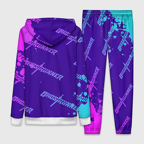 Женский костюм Ghostrunner узор / 3D-Белый – фото 2