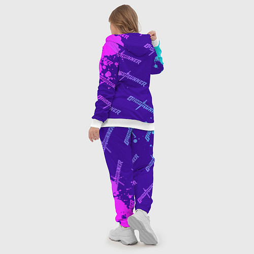 Женский костюм Ghostrunner узор / 3D-Белый – фото 5