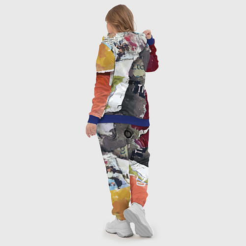 Женский костюм Street art / 3D-Синий – фото 5