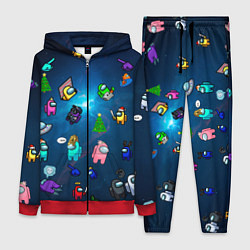 Женский 3D-костюм Among US, цвет: 3D-красный