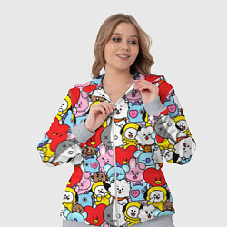 Женский 3D-костюм BT21 BTS, цвет: 3D-меланж — фото 2