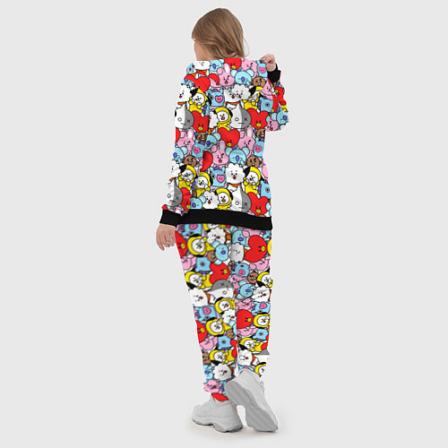 Женский костюм BT21 BTS / 3D-Черный – фото 5
