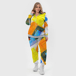 Женский 3D-костюм Геометрический хаос, цвет: 3D-меланж — фото 2