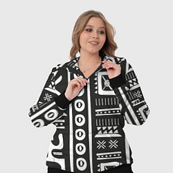 Женский 3D-костюм Этнический узор, цвет: 3D-черный — фото 2