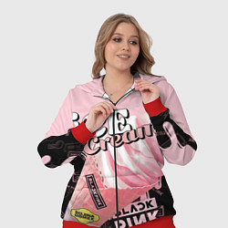 Женский 3D-костюм BLACKPINK ICE CREAM, цвет: 3D-красный — фото 2