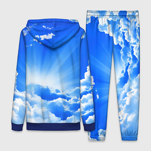 Женский костюм Кот в облаках / 3D-Синий – фото 2