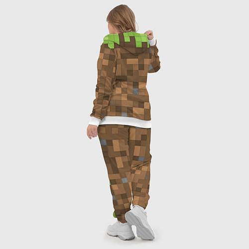 Женский костюм Minecraft камуфляж / 3D-Белый – фото 5