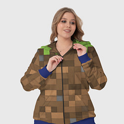 Женский 3D-костюм Minecraft камуфляж, цвет: 3D-синий — фото 2