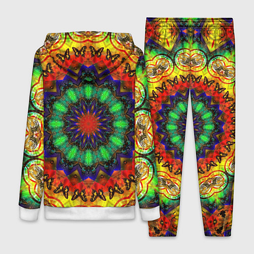 Женский костюм Хиппи / 3D-Белый – фото 2