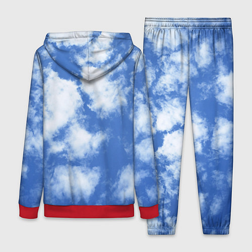 Женский костюм ОБЛАКА / 3D-Красный – фото 2