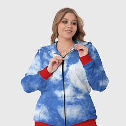 Женский 3D-костюм ОБЛАКА, цвет: 3D-красный — фото 2