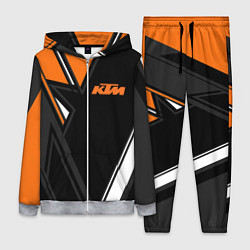 Женский 3D-костюм KTM КТМ, цвет: 3D-меланж