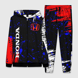 Женский 3D-костюм HONDA, цвет: 3D-черный