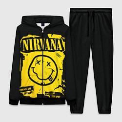 Женский 3D-костюм Nirvana 1987, цвет: 3D-черный