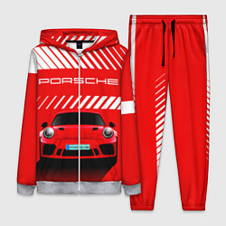 Женский костюм PORSCHE ПОРШЕ RED STYLE