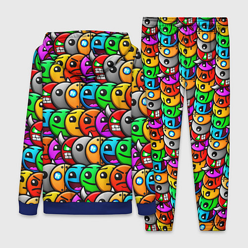 Женский костюм Geometry Dash: Pattern Z / 3D-Синий – фото 2